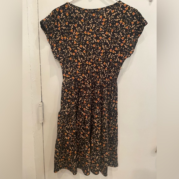 *Like New* Urban Outfitters Women's Black Uo Julia Ruffle Mini Dress - Small - Picture 7 of 7